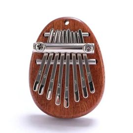Mini Kalimba En Bois À 8 Touches,Piano À Pouce Exquis De Haute Qualité,Bon Accessoire Musical,Pendentif Cadeau -Water Droplet-B