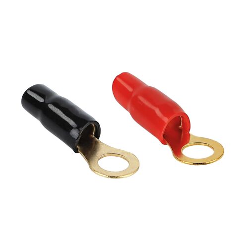 Cosses A Anneau 10 Mm2 10 Mm 2 X Rouge- 2 X Noir