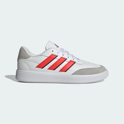 Chaussures Courtblock Adidas Cloud White Bright Red Carbon