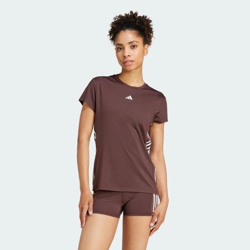 T-Shirt De Training Hyperglam Adidas - Shadow Brown / White - 2xs