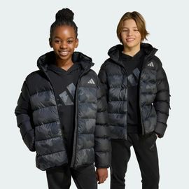 Doudoune Duvet Synthétique Imprimé Intégral Enfants Adidas - Black - 11-12a