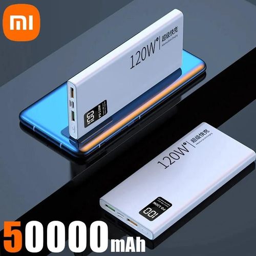 120w Batterie Externe 50000mah Haute Capacité Charge Rapide Powerbank Chargeur De Batterie Portable Pour Iphone Samsung Huawei Chaud