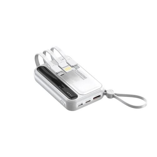 Mini Batterie Externe 50000mah Grande Capacité Portable Charge Rapide Avec 4 Câbles Intégrés Batterie Pour Iphone Samsung Huawei