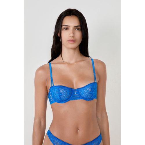 Soutien-Gorge N.9 - Balconnet - Aura - 95c - Encre - Femme - Etam