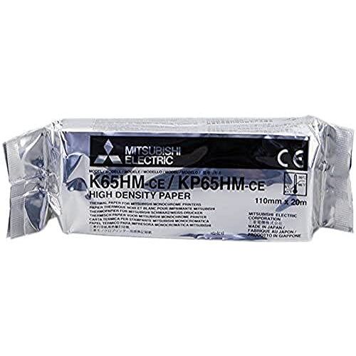 Mitsubishi - Rouleau (11 cm x 21 m) 4 rouleau(x) papier thermique - pour Mitsubishi P91DW, P91W, P93E, P93W, P95DE