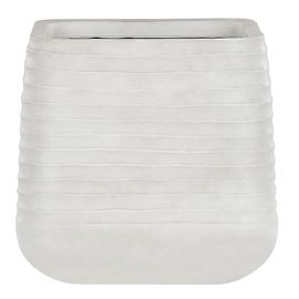 Cache-Pot Carré Blanc Poudré 50 X 50 X 49 Cm Parikia