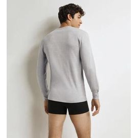 Dim T-Shirt Homme En Coton Gris Chiné Dim Thermal