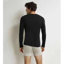 Dim T-Shirt Homme À Manches Longues Noir Dim Thermal