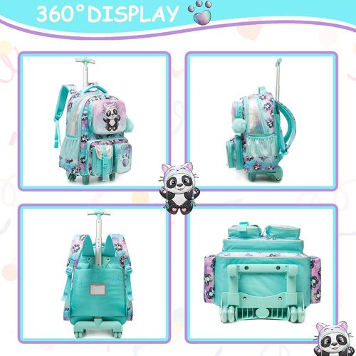 Cartable Fille Primaire Roulette, Sac A Roulette Fille Cp Ce1