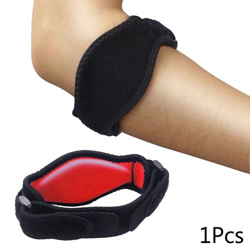 Manchon De Coudière De Tennis 1 Pièce,Coussinets De Coude De Tendinite,Soulagement Efficace De La Douleur Pour Le Coude De Tennis Et De Golfeur Pour Hommes Et Femmes -1pcs-Rouge