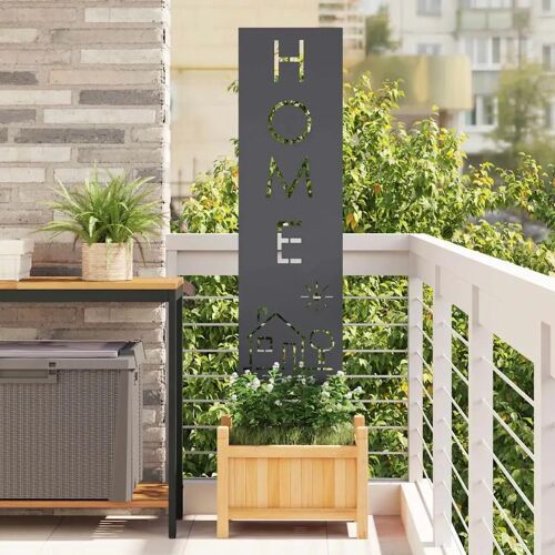 Vidaxl Écran De Confidentialité De Jardin Anthracite 32 X 140 Cm