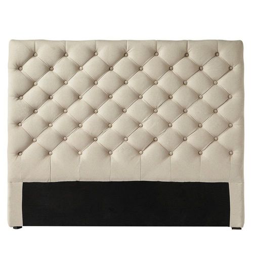 Tête De Lit Capitonnée En Lin L 160 Cm