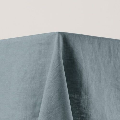 Nappe Rectangulaire En Lin Vert 170x320 Cm