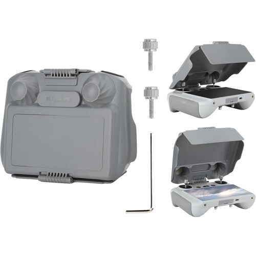 2 En 1 Protection Et Pare-Soleil D'écran Angle Ajustable Pour Dji Rc Télécommande Pour Dji Mavic 3/Mavic 3 Pro/Mavic 3 Classic/Mini 3 Pro/Mini 3/Air 2s (Pour Dji Rc)-Marque Générale