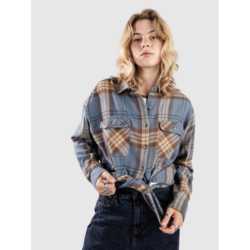 Brixton Bowery Classic Flannel Chemise Bleu