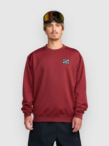 Volcom Hydro Crew Sweat Rouge