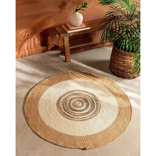 Tapis Rond Janvry - Beige/Crème - 120 Cm