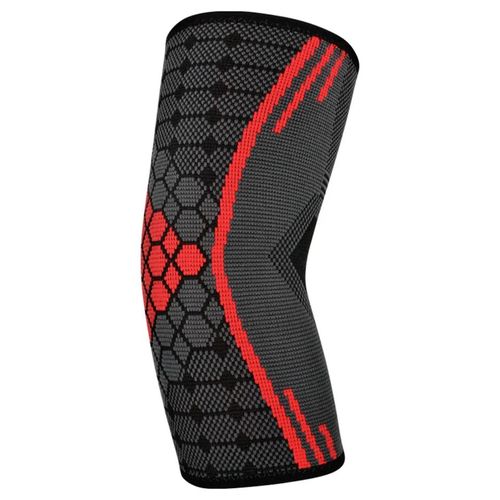 Aolikes 1 Pièces Manchon De Compression De Coude,Attelles De Coude De Tennis Pour Tendinite Et Coude De Tennis,Support De Bras Support De Coude De Golfeur -Type B-1pcs Rouge-L