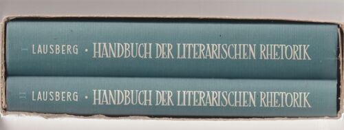 Handbuch Der Literarischen Rhetorik