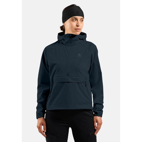 Odlo Anorak De Ski De Fond Coupe-Vent Zeroweight Pro Warm Pour Femme, Xs, Blue