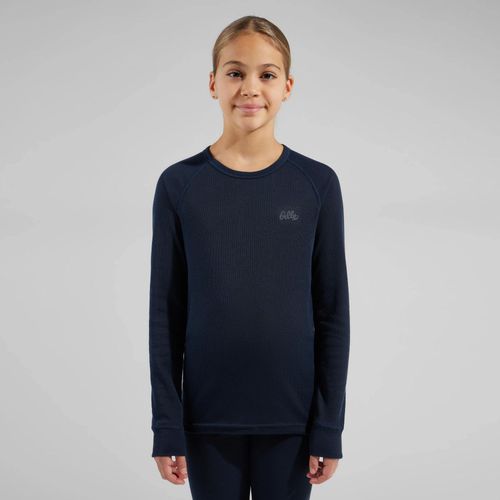 Odlo Ensemble De Haut Et Collant Techniques Héritage Active Warm Pour Enfant, 104, Blue
