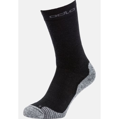 Odlo Chaussettes Mi-Mollet Active X-Warm Hiking, 42-44, Black