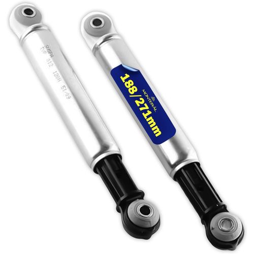 2 Pièces Amortisseur Machine a Laver 120N Ø8mm Code 04500820 04500826 06200778 00118869 04151285 04500823 pour Bosch pour Siemens pour Whirlpool pour Miele-Garantie de 10 Ans-