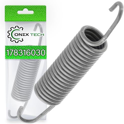 Ressort de Traction Porte Lave Vaisselle 121 mm Ø 19 mm avec Code 1783160300 pour Beko pour Altus pour Amica pour Arcelik pour Blomberg pour Continental Edison-Garantie de 5 Ans