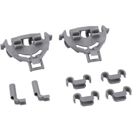Support compatible avec les roulements Bosch Siemens Neff Constructa Balay comme 428344 00428344 Set pour panier inférieur de lave-vaisselle