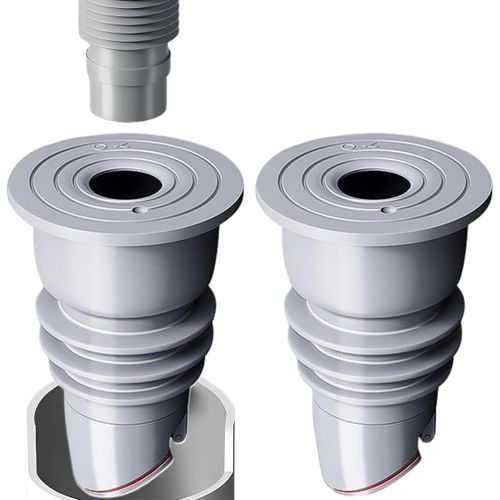 SUBZONAL-Lot de 2 bouchons d'étanchéité pour tuyau de vidange de machine à laver avec bouchon d'étanchéité en silicone, anneau d'étanchéité en silicone déodorant 35-40 mm