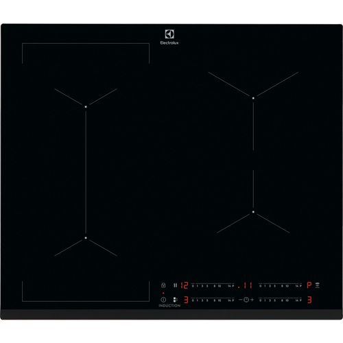 Electrolux Plaque de cuisson Induction Série 600 Bridge 60 cm Zone Flexible Y63IV443 Noir