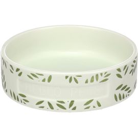 Loc-Gamelle Leafs Rond Vert Pour Cochon D'inde-12x3,5cm,200ml-Nourriture Et Eau,Antidérapante Et Facile À Nettoyer