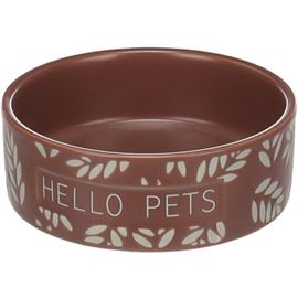 Loc-Gamelle Leafs Rond Brun Pour Hamster-8,5x3cm,100ml-Nourriture Et Eau,Antidérapante Et Facile À Nettoyer