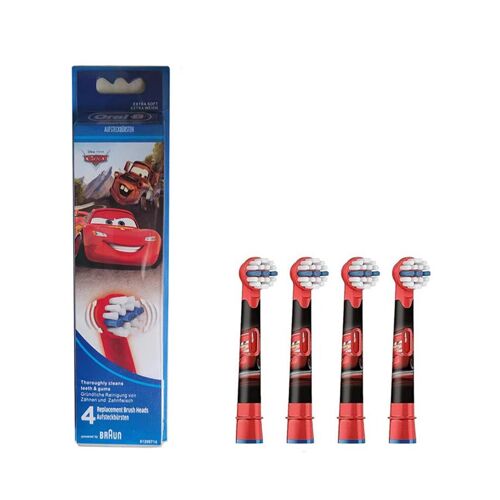 Têtes De Brosse De Rechange Oral-B Kids Cars (Lot De 4) 