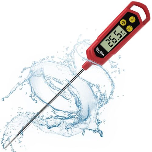 Loc-Thermomètre De Cuisson Numérique 5 Secondes Thermometre Cuisine À Lecture Viande Pour Boissons C S Lait Termometre Cuison Avec Écran Lcd
