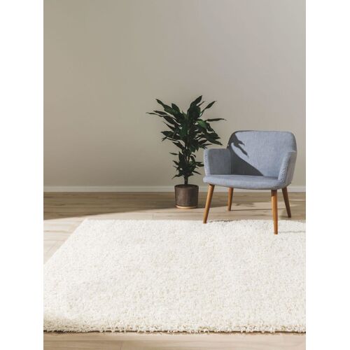 Tapis À Poils Longs Crème 60x120