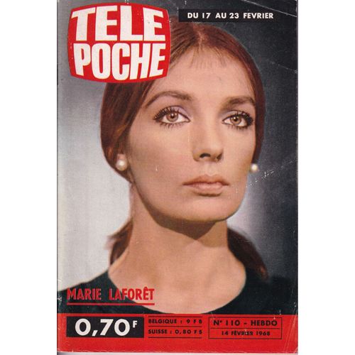Télé Poche N° 110 - Programmes Du 17 Au 23 Février 1968 - Marie Laforêt / Roger Lanzac / Jo Grenoble