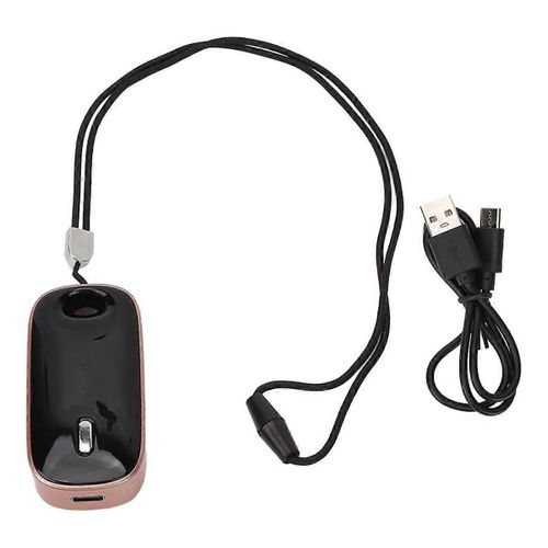Mini purificateur d'air portable rechargeable et silencieux,noir et or