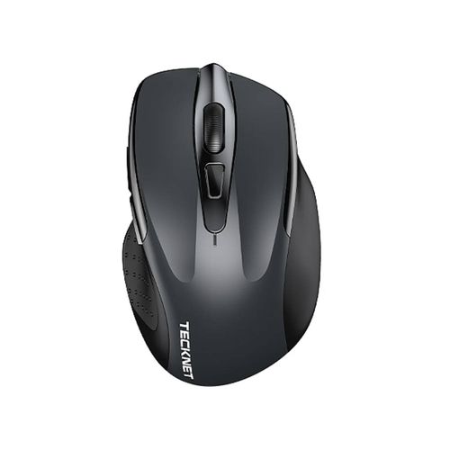 TECKNET TK-MS317 Souris Sans Fil Ergonomique - 6 DPI USB/Bluetooth Silencieuse - Gris