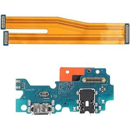 Pour Samsung Galaxy A32 4g Kit 1 Nappe Carte Mère + 1 Carte Connecteur De Charge