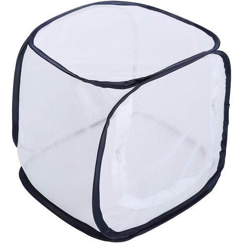 Loc-Grande Cage D'habitat Pour Papillons,Terrarium Portable Pliable Pour Cage À Insectes,Cage D'élevage Durable Ventilée Pour Maison De Papillons Avec Protection À Glissière