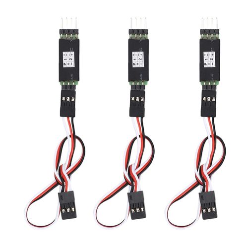 Interrupteur Rc 3 Voies,Cordon De Récepteur Pour Voiture Télécommandée,Kit De 3 Pièces,Accessoires Modélisme