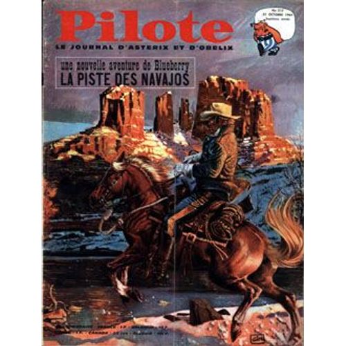 Pilote 313 - 21 Octobre 1965 -- Debut Blueberry La Piste Des Navajos - Couverture Gir