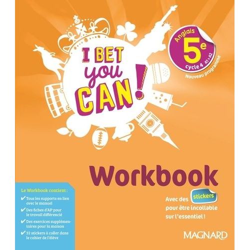 Anglais 5e I Bet You Can! - Workbook