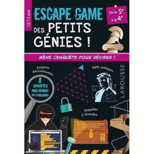 Escape Game Des Petits Génies ! - De La 5e À La 4e