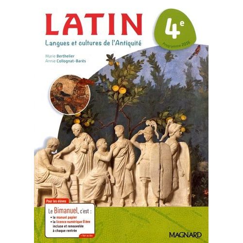 Latin 4e - Langues Et Cultures De L'antiquité