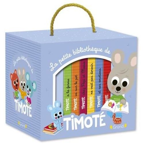 Timoté - La Petite Bibliothèque De Timoté - Coffret En 6 Volumes : Timoté Ne Veut Pas Dormir - Timoté Chez Papi Et Mamie - Timoté À La Ferme - Timoté Va Sur Le Pot - Timoté Visite Le Zoo -...