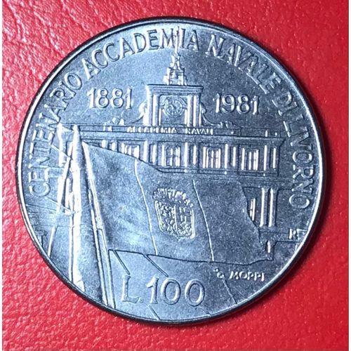 100 Lire - Academie Navale - 1981 - Italie