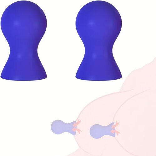 1 Paire De Ventouses En Silicone Pour Entraînement De Couple, Petits Jouets Sous Vide 