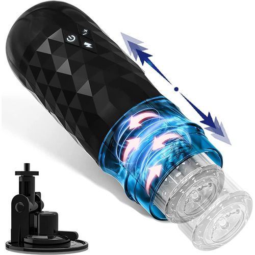 Kalanka-Masturbateurs Masculins Automatiques, Électrique Masturbâteur Homme Avec 7 Modes De Poussée Rotatifs Masturbâteur Electrique Va Et Vient Vaginette Silicone Sex Toys Pour Homme